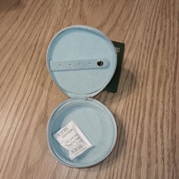 NEW Wild Fable™ Blue Denim Rhinestone Butterfly Round Jewelry Organizer - Picture 5 of 7